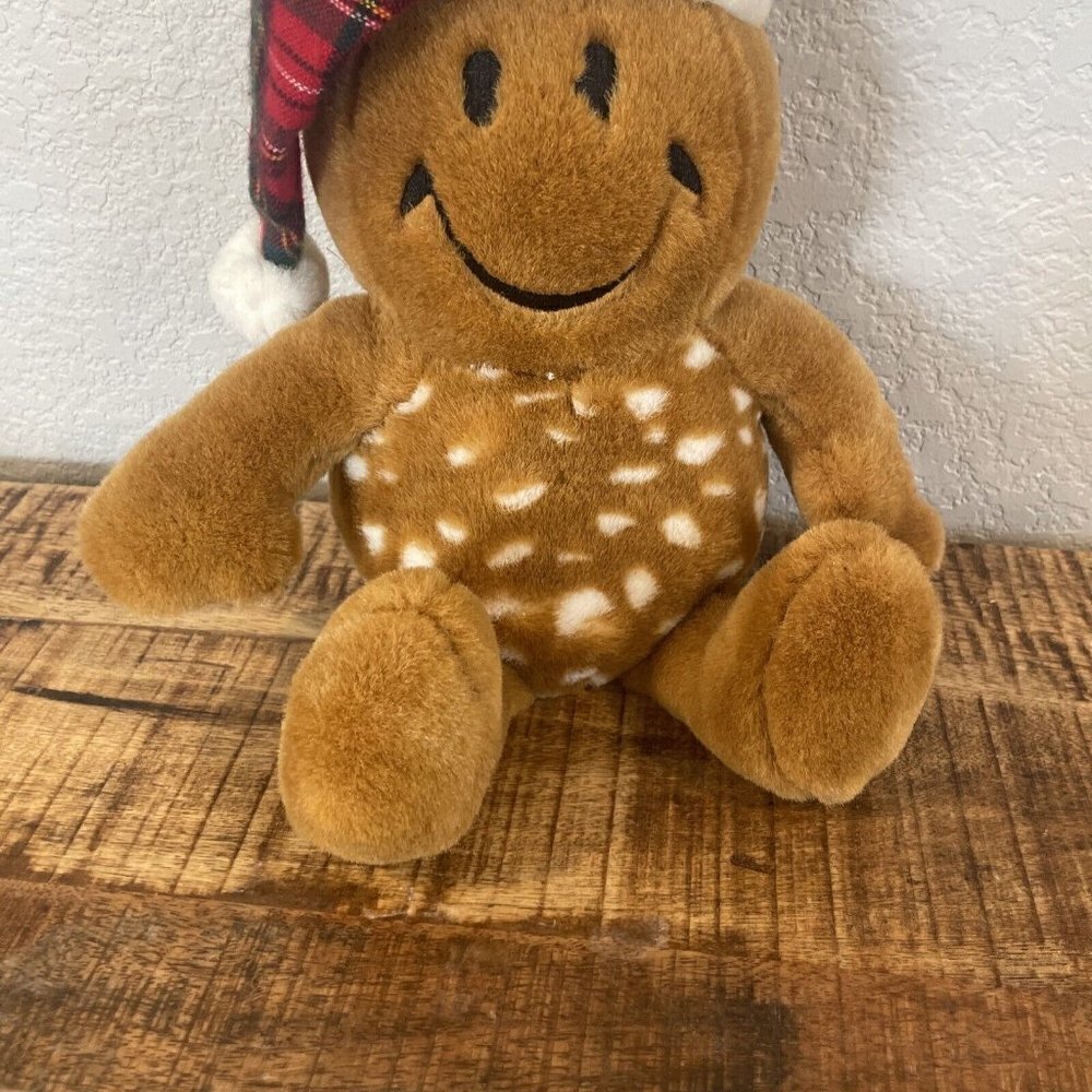 DanDee Tickle Wiggle Christmas Smiley Reindeer Plush Wiggles Does NOT Sing - Picture 3 of 7